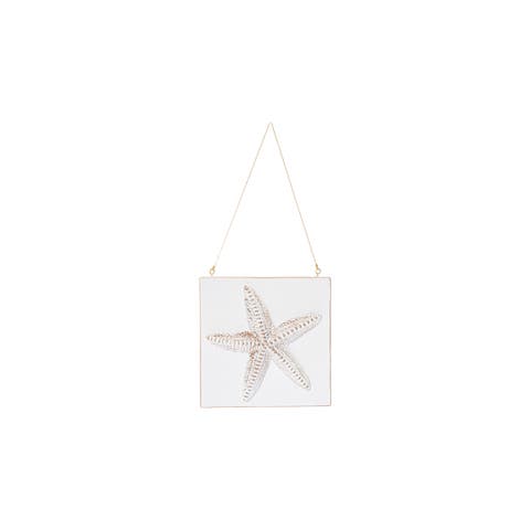 Sea Star Ceramic Coastal Christmas Tree Ornament
