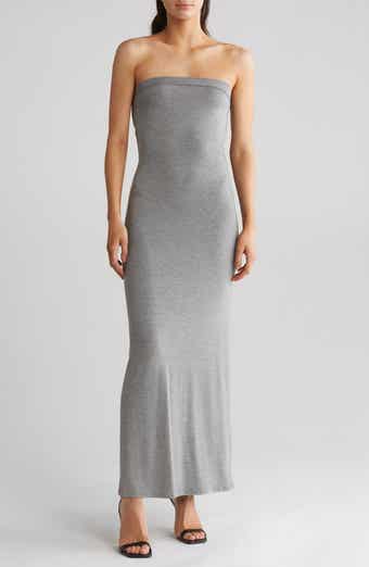GO COUTURE Strapless Maxi Dress