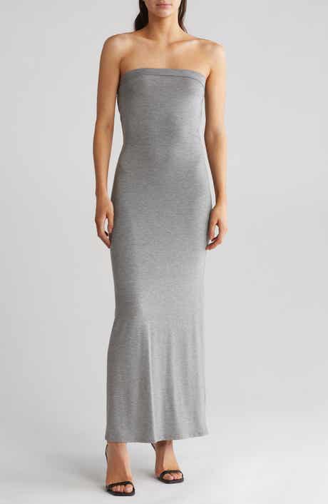 GO COUTURE Strapless Maxi Dress