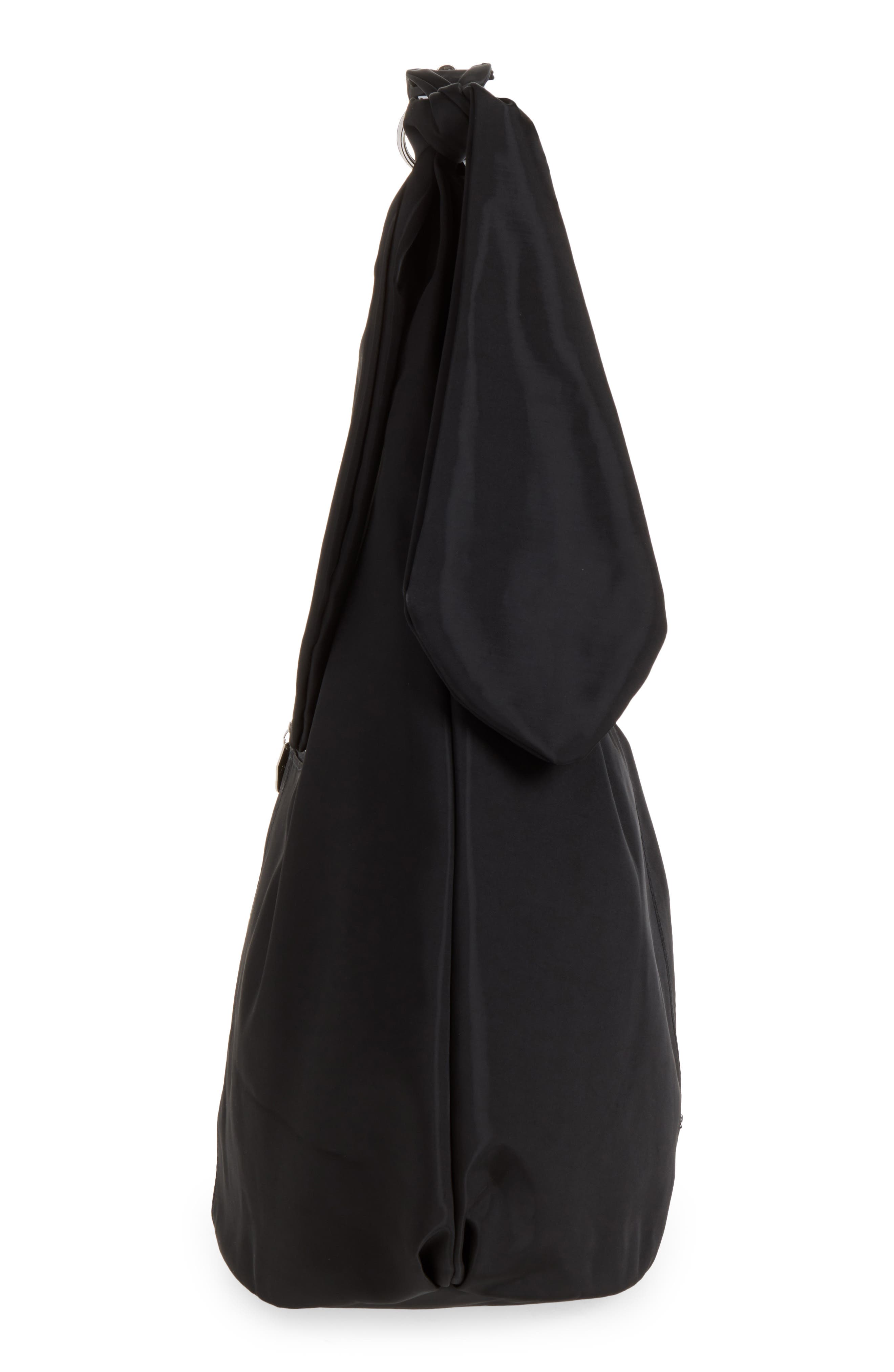 Gene Bow Hobo Bag, Alternate, color, BLACK
