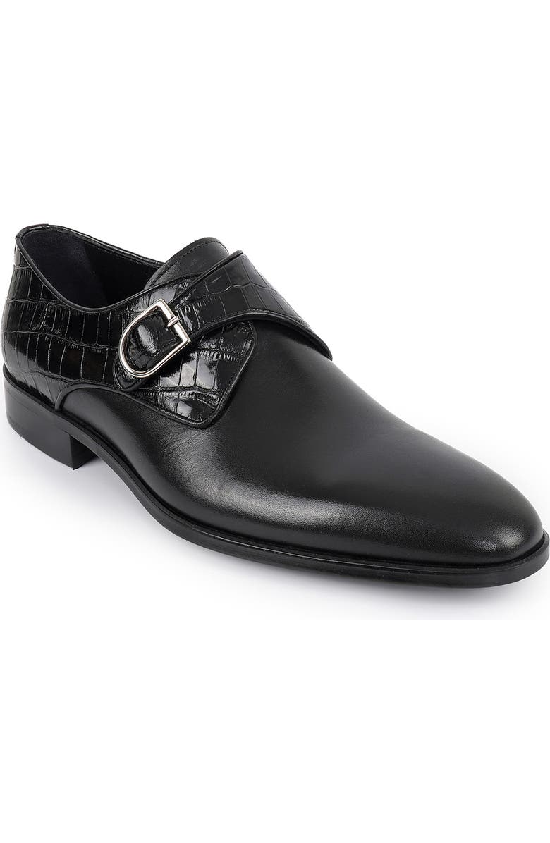 VELLAPAIS Tomball Buckle Loafer, Main, color, Black