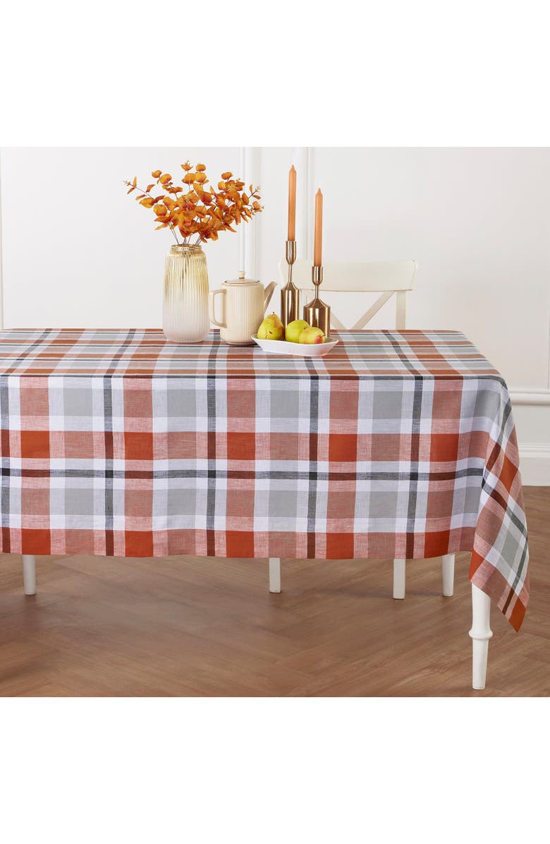 Solino Home Linen Tablecloth - Fall Buffalo Check, Main, color,