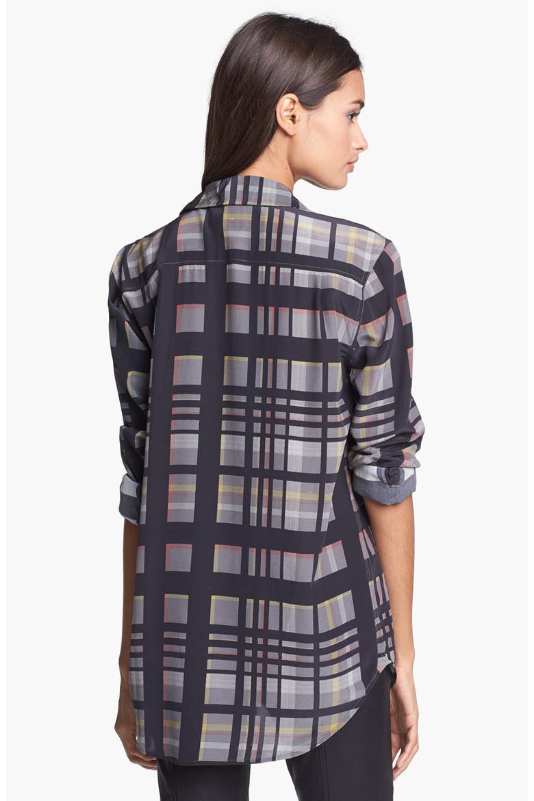 'Reese' Silk Shirt, Alternate, color, BLACK MULTI