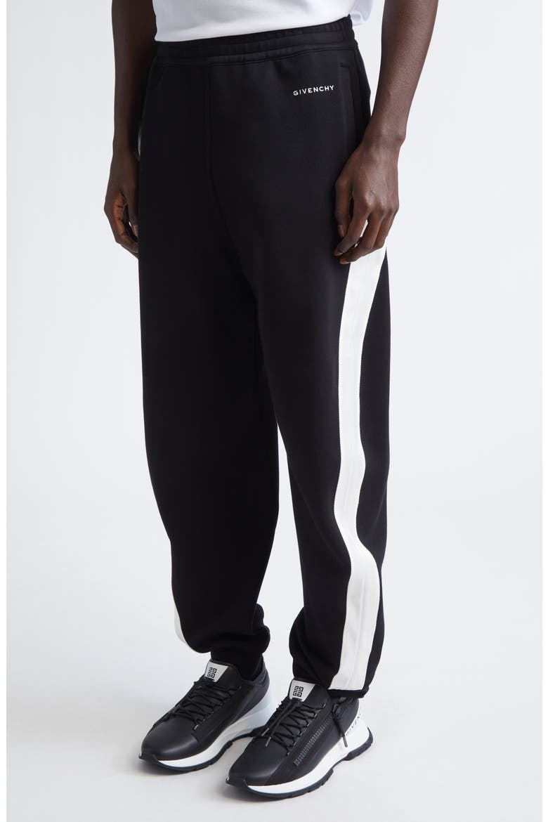 Scuba Knit Joggers, Alternate, color, BLACK