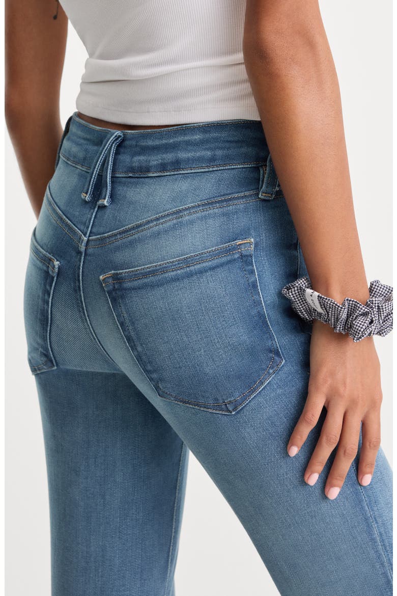 Soft High Waist Bootcut Jeans, Alternate, color, INDIGO1238