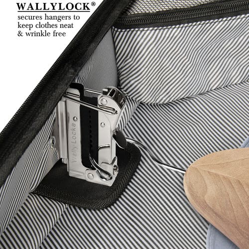 Wallybags 45" Premium Rolling Garment Bag With Multiple Pockets In Black
