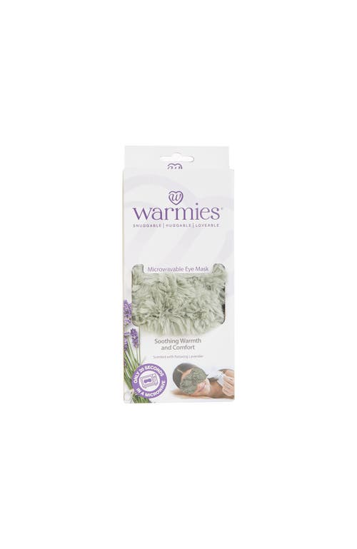 Warmies Plush Eye Mask In Sage Green