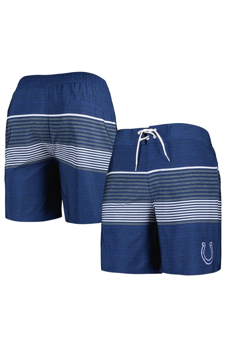 G-III SPORTS BY CARL BANKS Men's G-III Sports by Carl Banks Royal Indianapolis Colts Coastline Volley Swim Shorts, Main, color, 