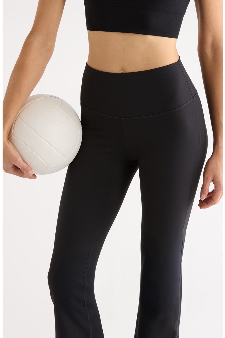 Live In Flare Leggings, Alternate, color, BLACK