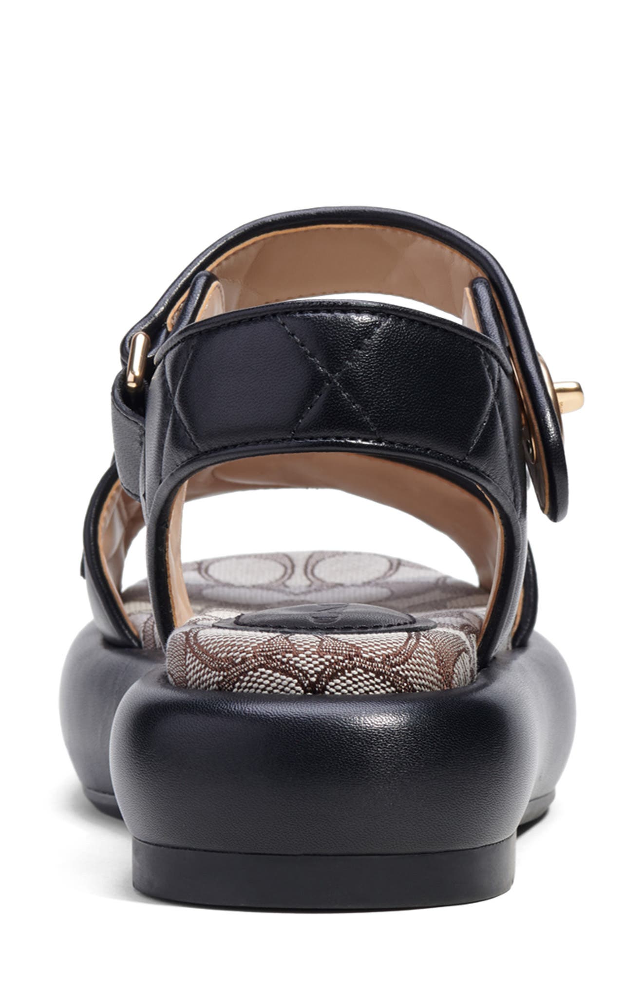 COACH Peyton Quilted Platform Sandal, Alternate, color, 