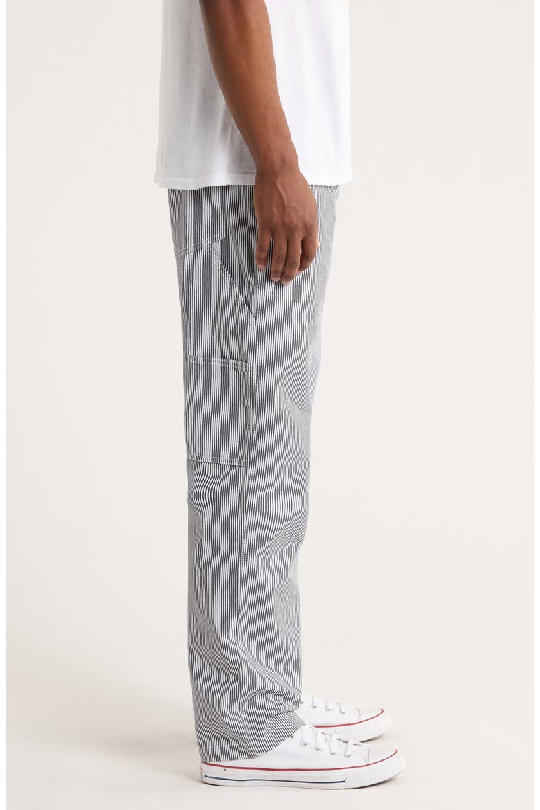 Railroad Stripe Painter Pants, Alternate, color, HICKORY