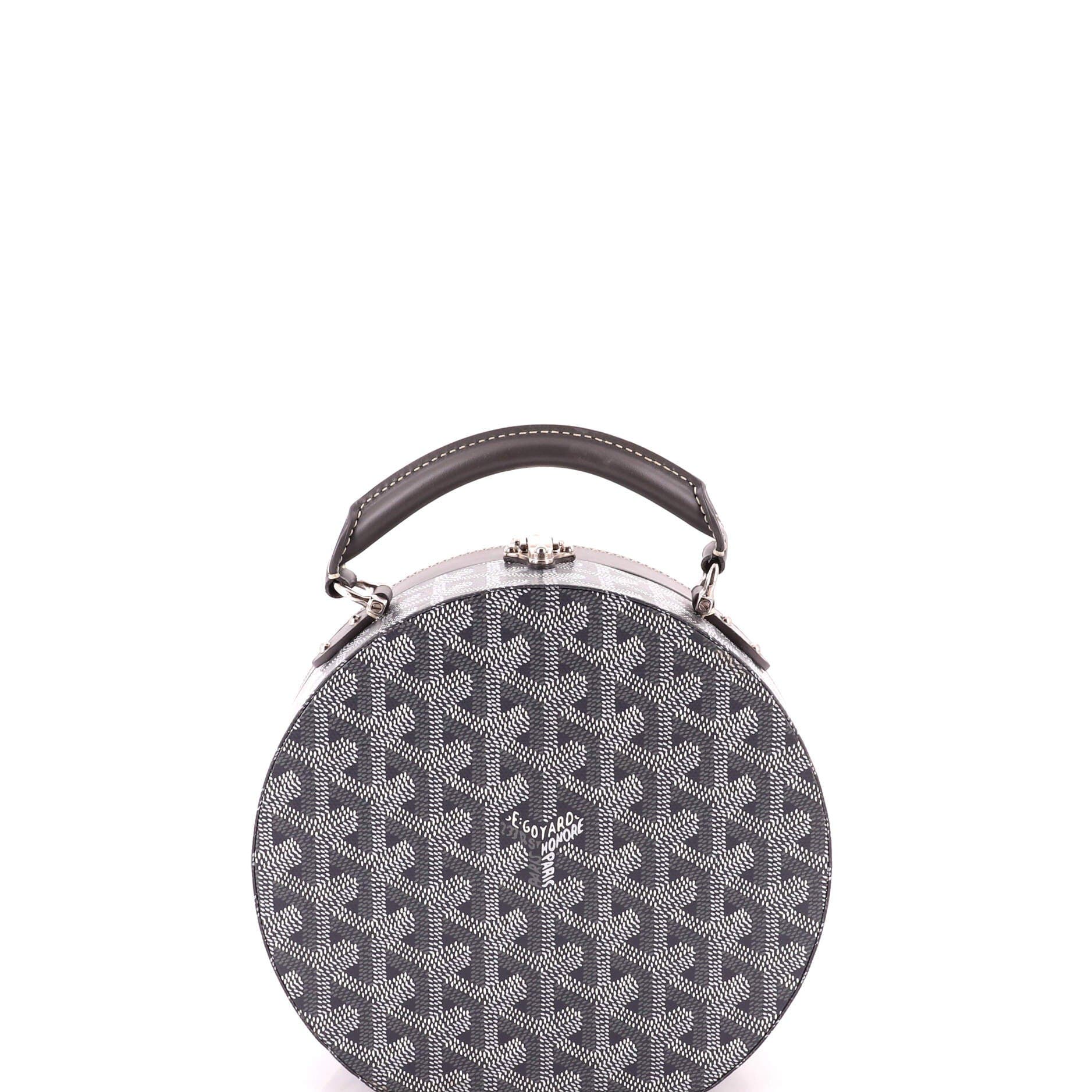 Alto Hatbox Bag Coated Canvas, Alternate, color, Grey