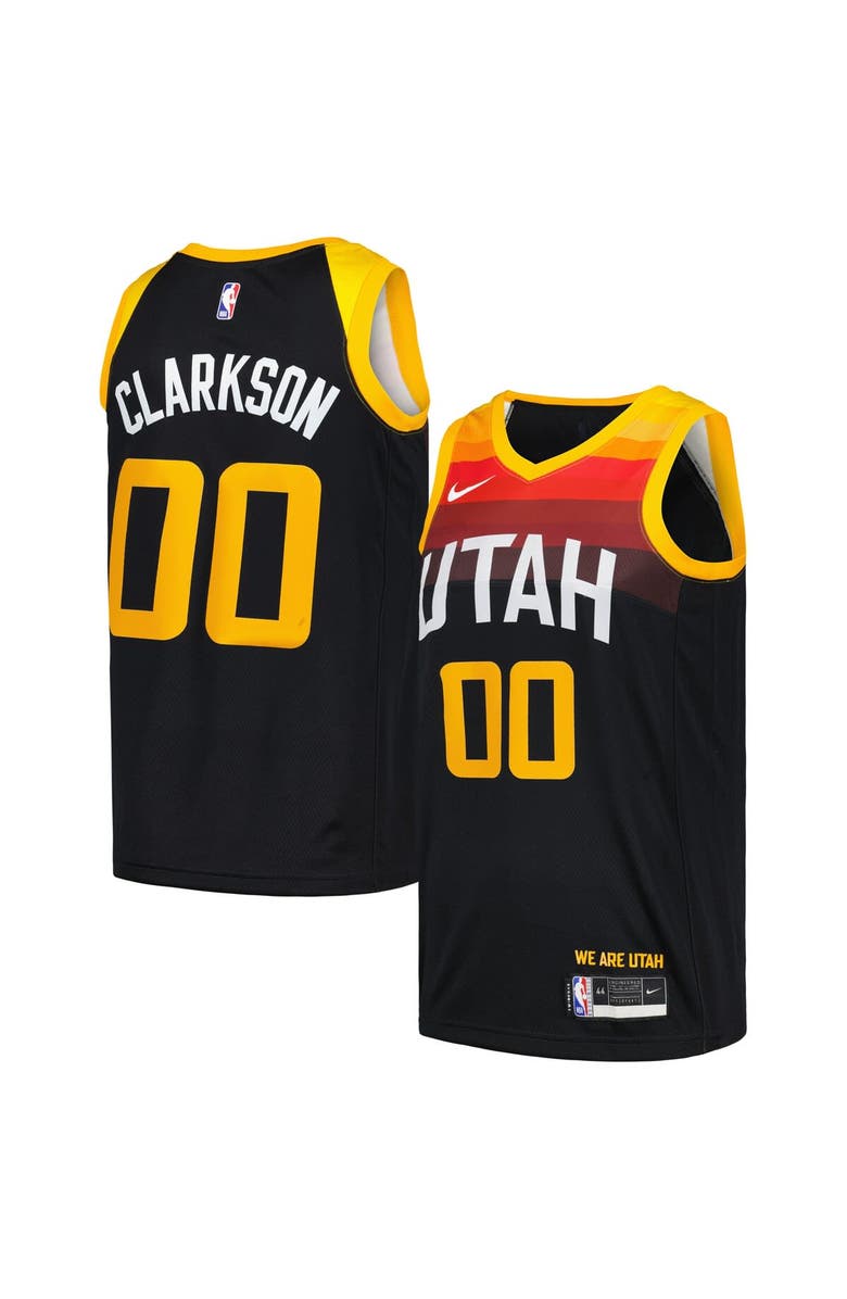 Nike Men's Nike Jordan Clarkson Black Utah Jazz Swingman Player Jersey - City Edition, Main, color, 