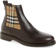 Burberry Pembroke Check Chelsea Boot