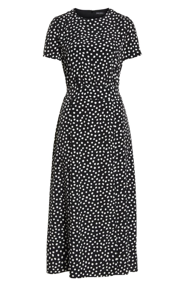Maggy London Print Midi Dress, Alternate, color, 
