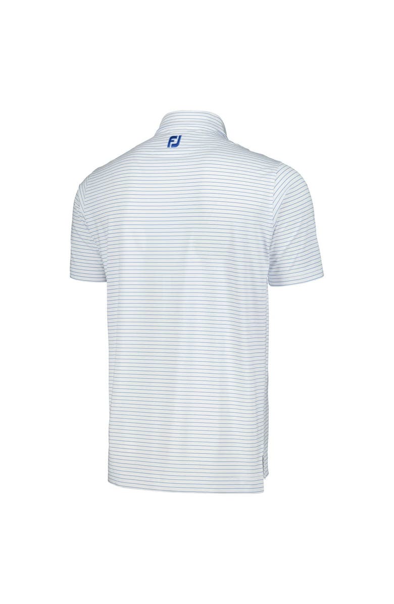 FOOTJOY Men's FootJoy White THE PLAYERS Lisle Classic Stripe ProDry Polo, Alternate, color, 
