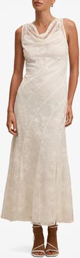 Ever New Jenna Paneled Lace Midi Dress
