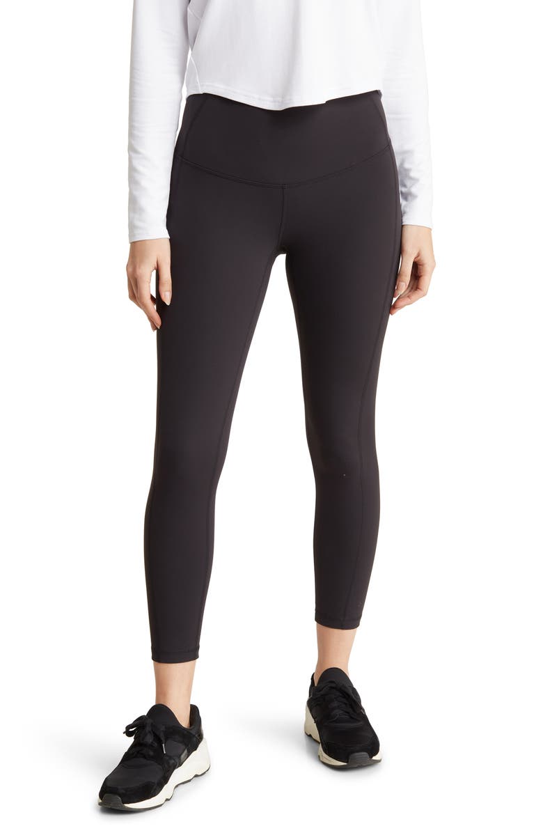 Z by Zella Perform High Waist 7/8 Leggings, Main, color, Black