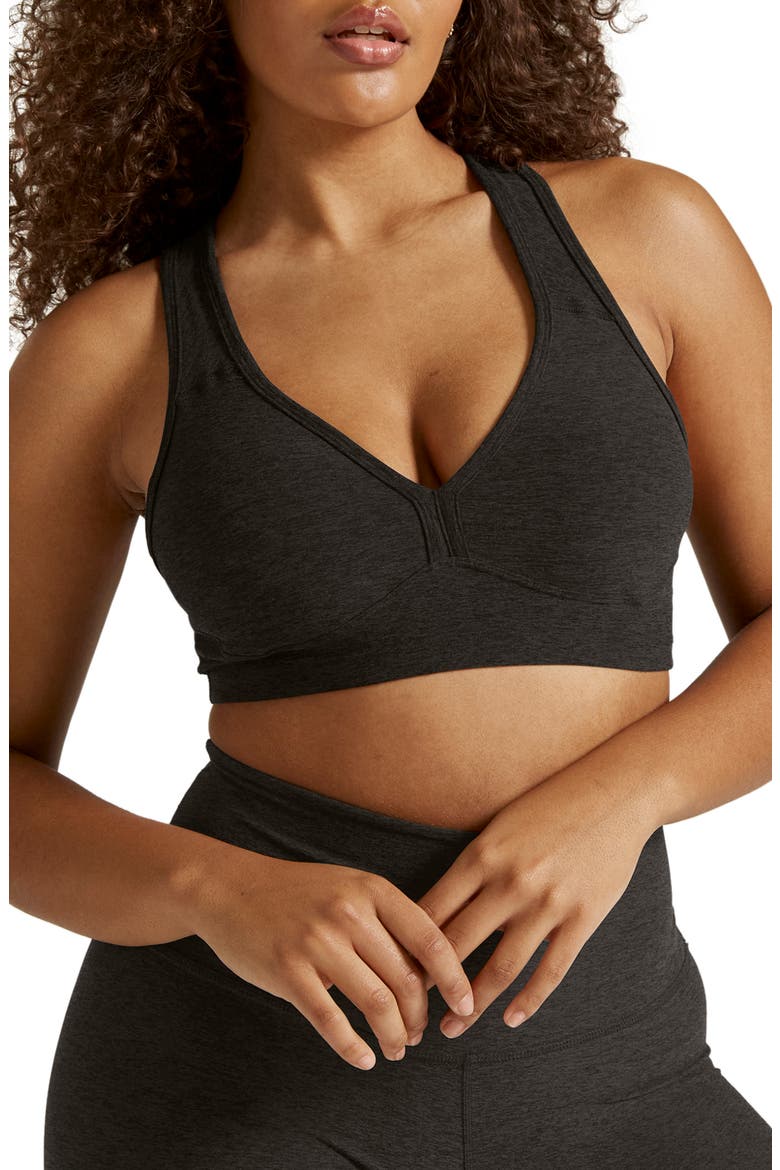 Lift Your Spirits Sports Bra, Main, color, DARKEST NIGHT