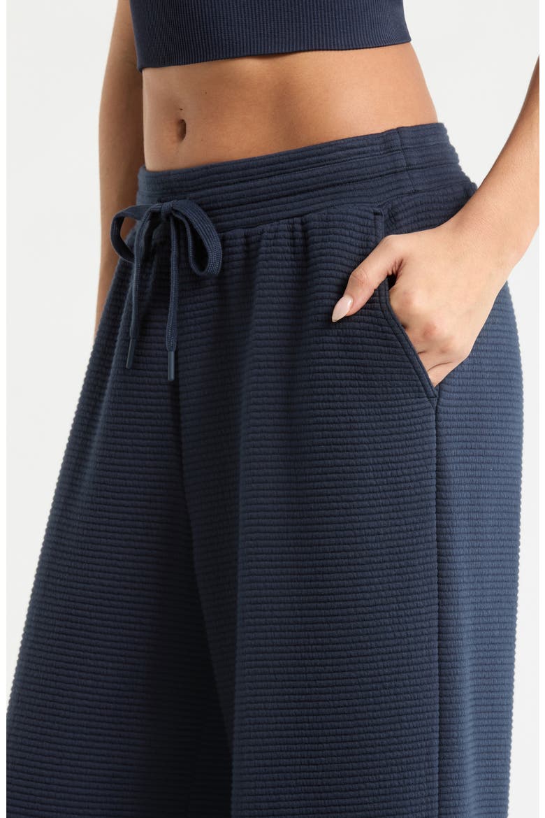 Ottoman Wide Leg Ankle Pants, Alternate, color, NAVY SAPPHIRE