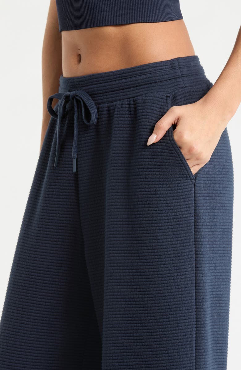 Zella Ottoman Wide Leg Ankle Pants, Alternate, color, Navy Sapphire