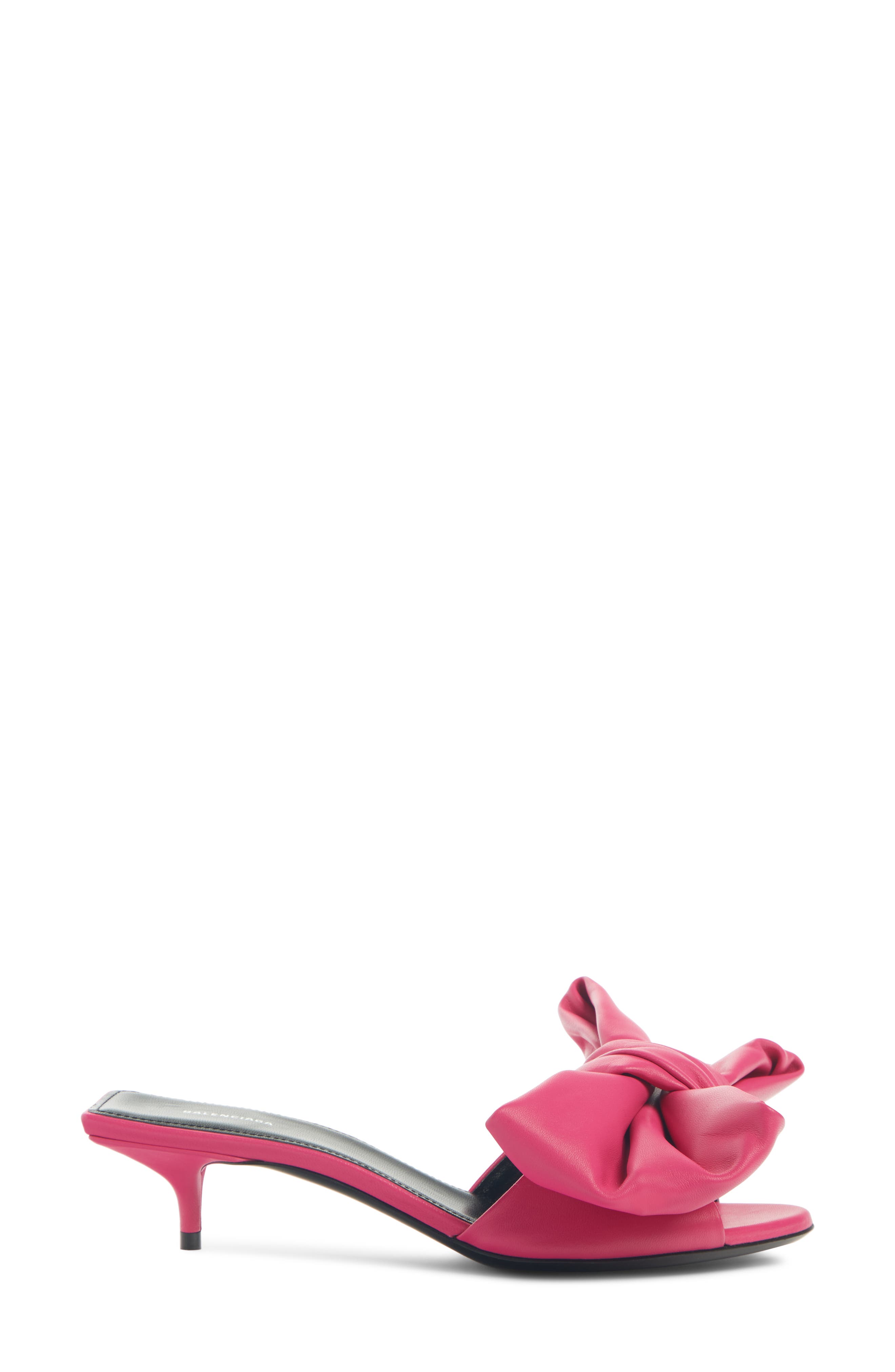 Balenciaga Bow Slide Sandal, Alternate, color, 