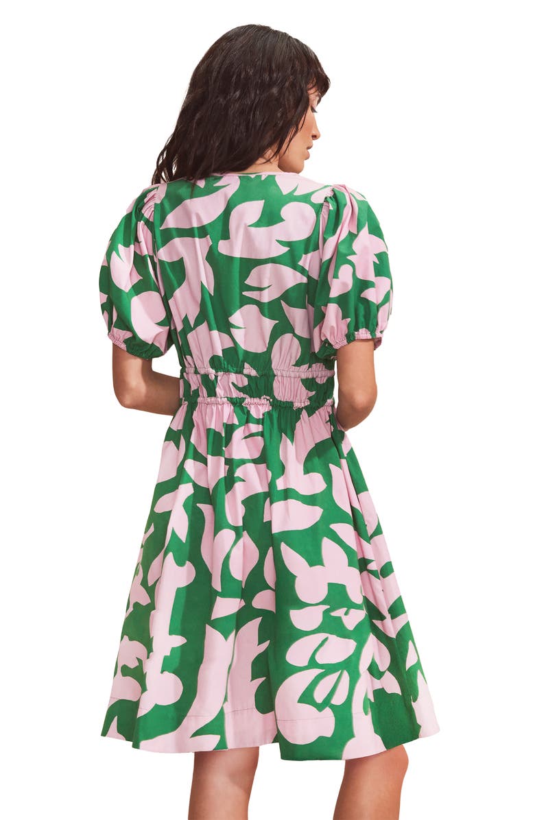 Ro&Zo Short Puff Sleeve Dress, Alternate, color,