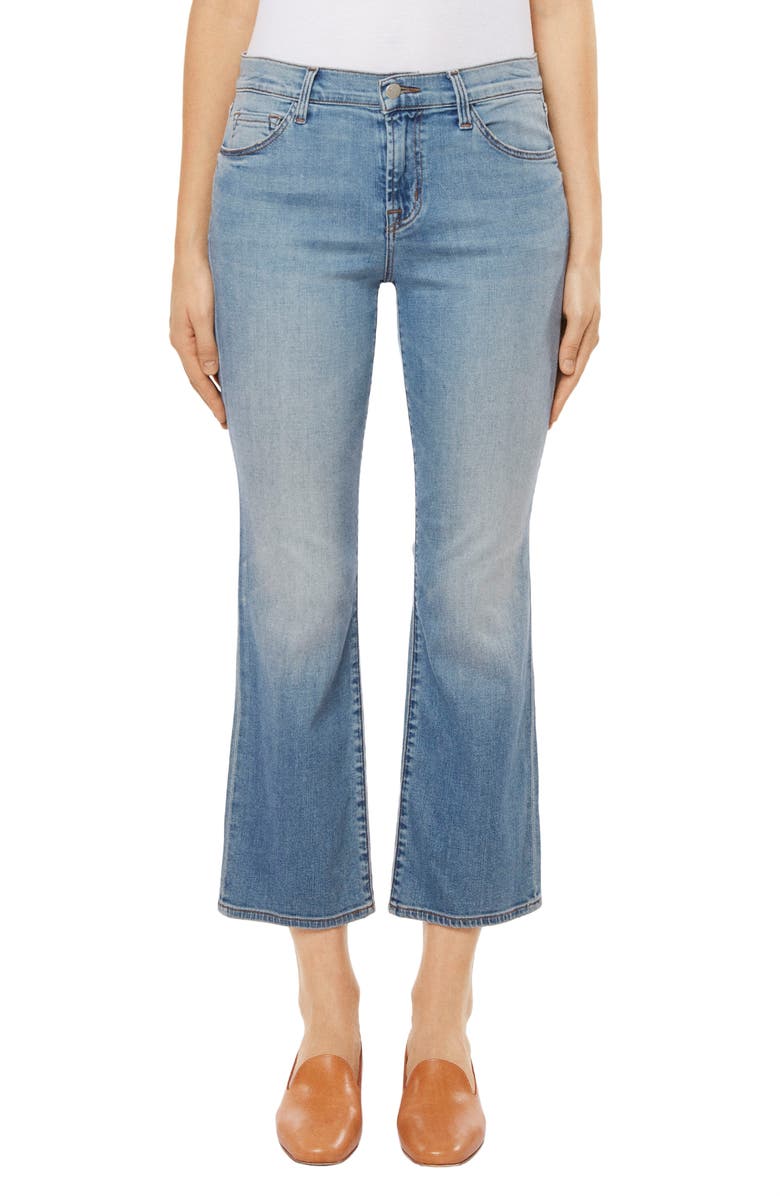 J Brand Selena Crop Bootcut Jeans, Main, color,