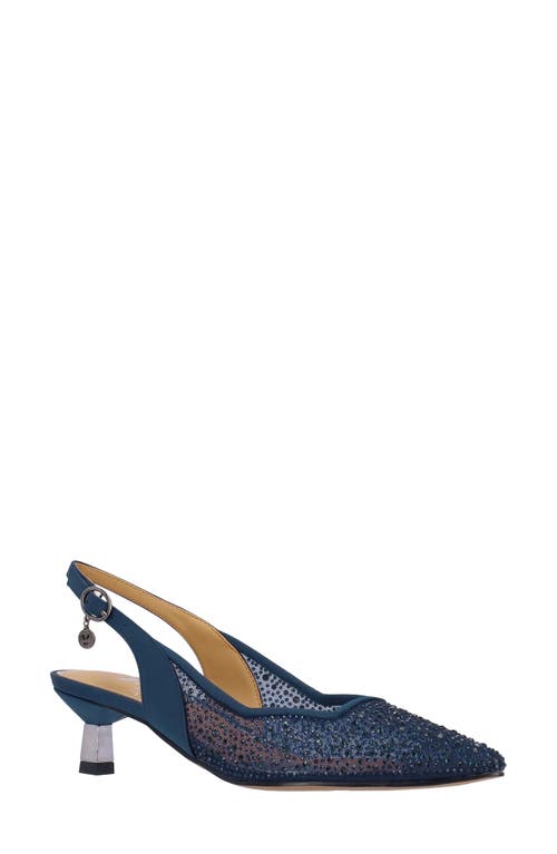 J. Reneé Alexsa Slingback Pointed Toe Pump In Blue