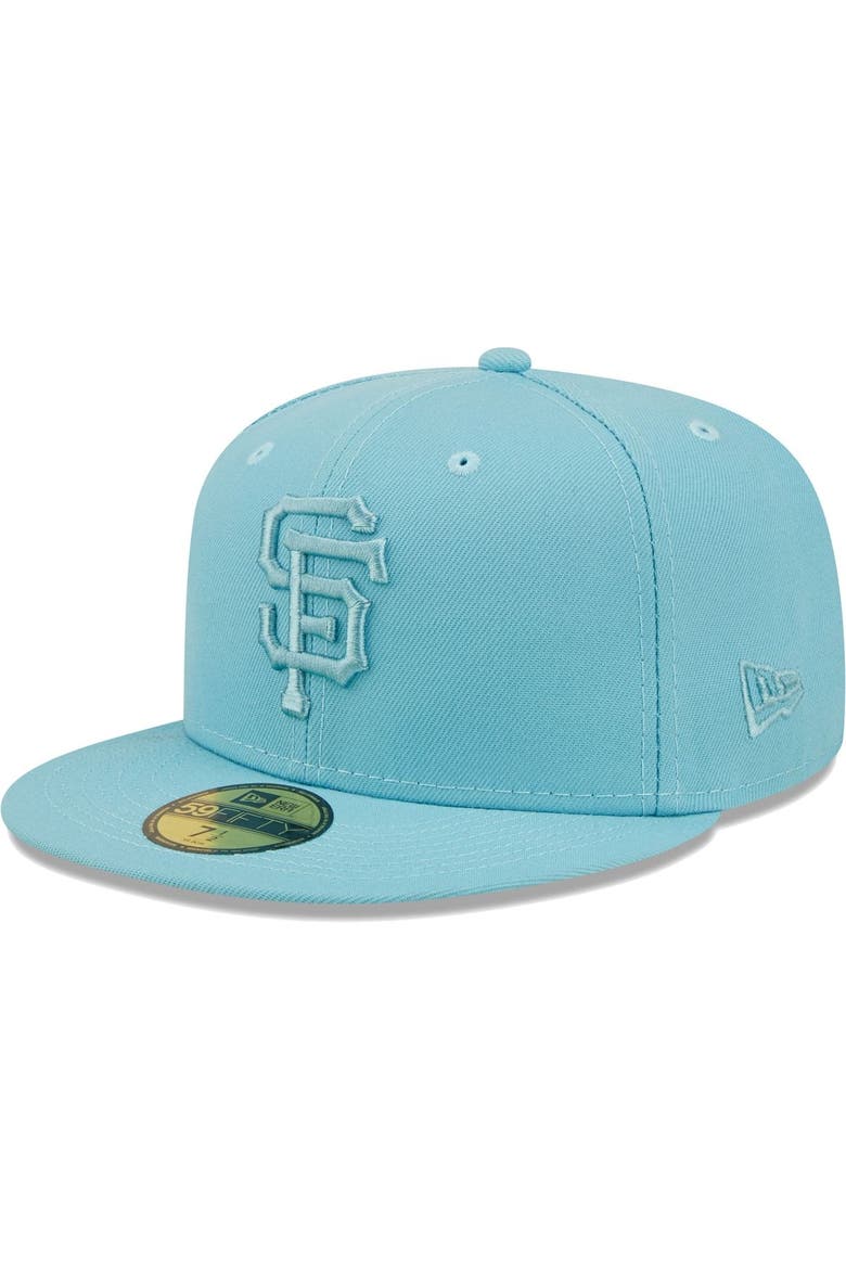 Men's New Era Light Blue San Francisco Giants Color Pack 59FIFTY Fitted Hat, Main, color, Light Blue