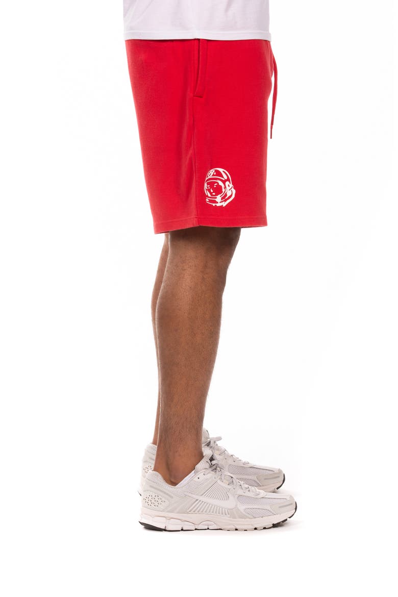 BB Helmet Cotton Fleece Sweat Shorts, Alternate, color, RED
