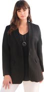 Roaman's Plus Size Bendover Blazer