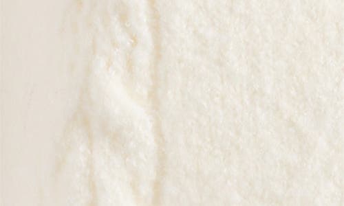 Wayf X Sara Walker Jackie Velvet Bow Cable Stitch Cardigan In White