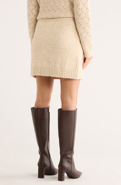 Melrose And Market Sweater Mini Skirt In Multi