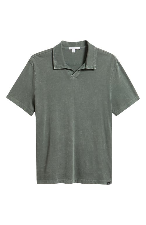 Threads 4 Thought Jared Mineral Wash Cotton Polo In Gray