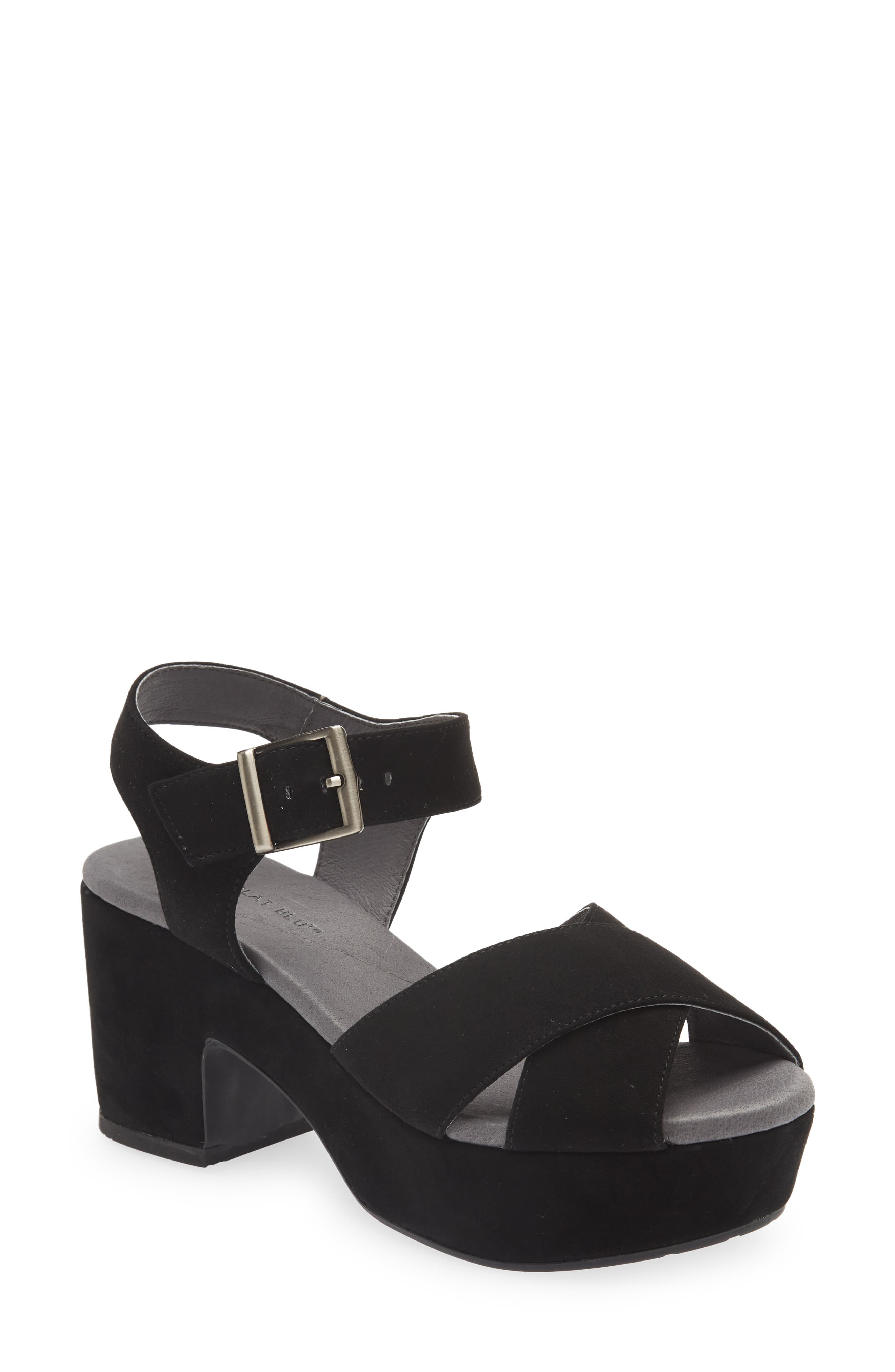 Chocolat Blu Ginny Ankle Strap Platform Sandal, Main, color, 