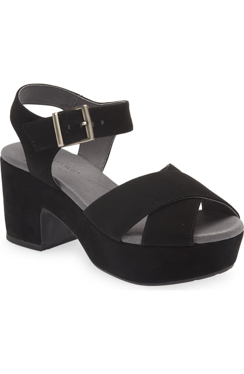 Chocolat Blu Ginny Ankle Strap Platform Sandal, Main, color,