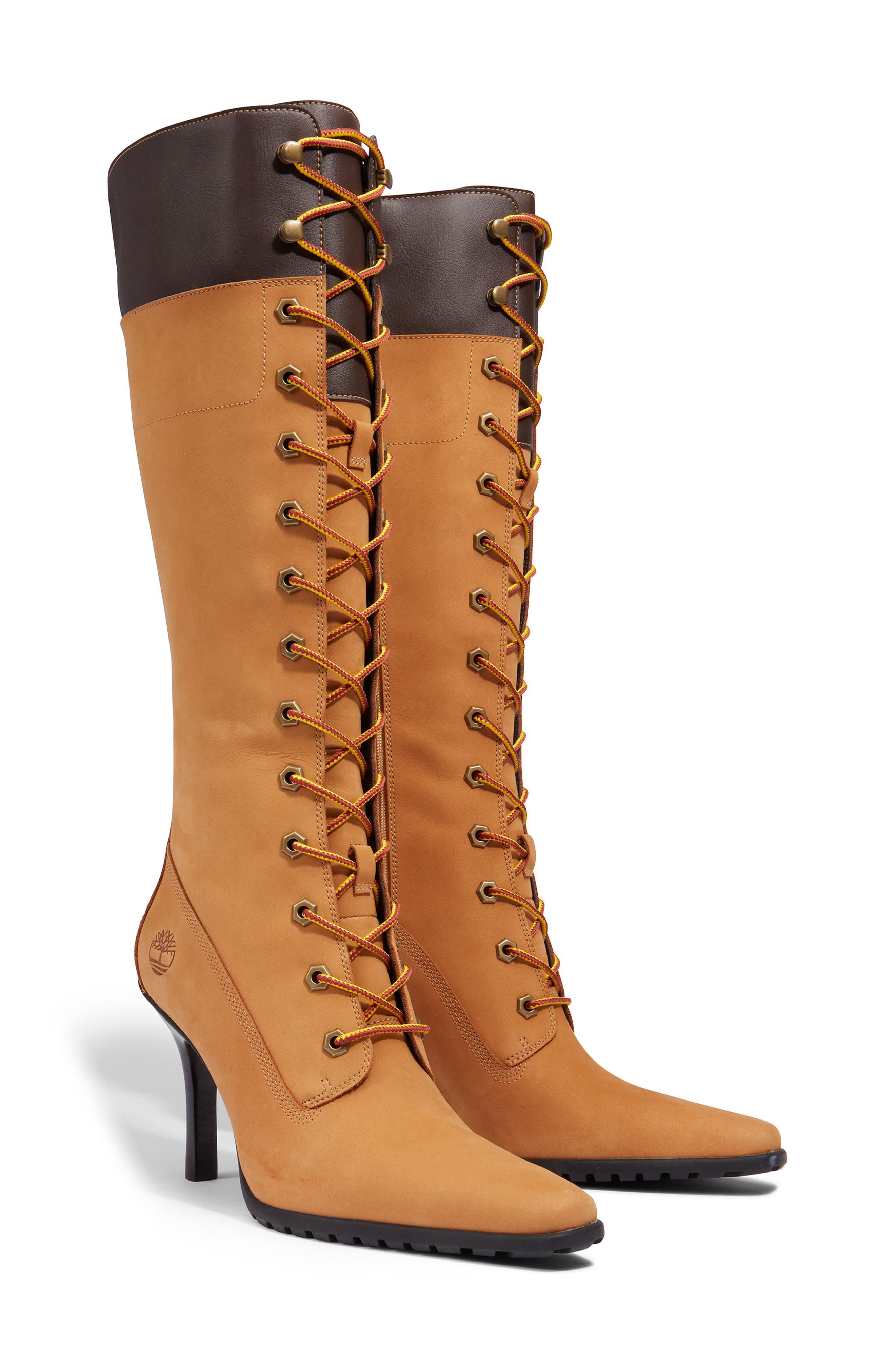 Timberland x Veneda Carter Lace-Up Knee High Boot, Main, color, 