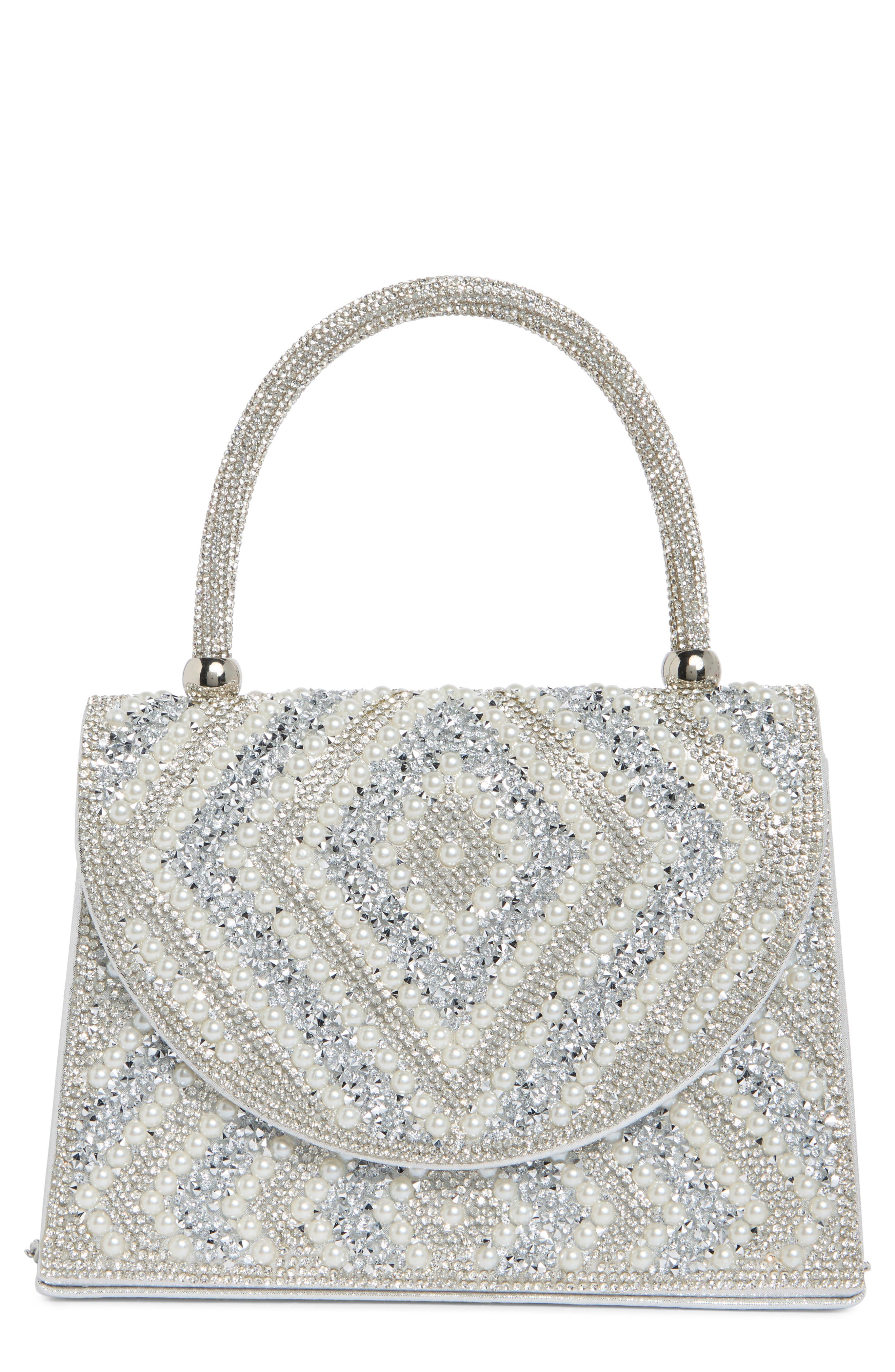 ALESSIA BIANCHI Jeweled Crystal Clutch