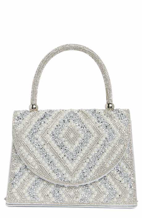 ALESSIA BIANCHI Jeweled Crystal Clutch
