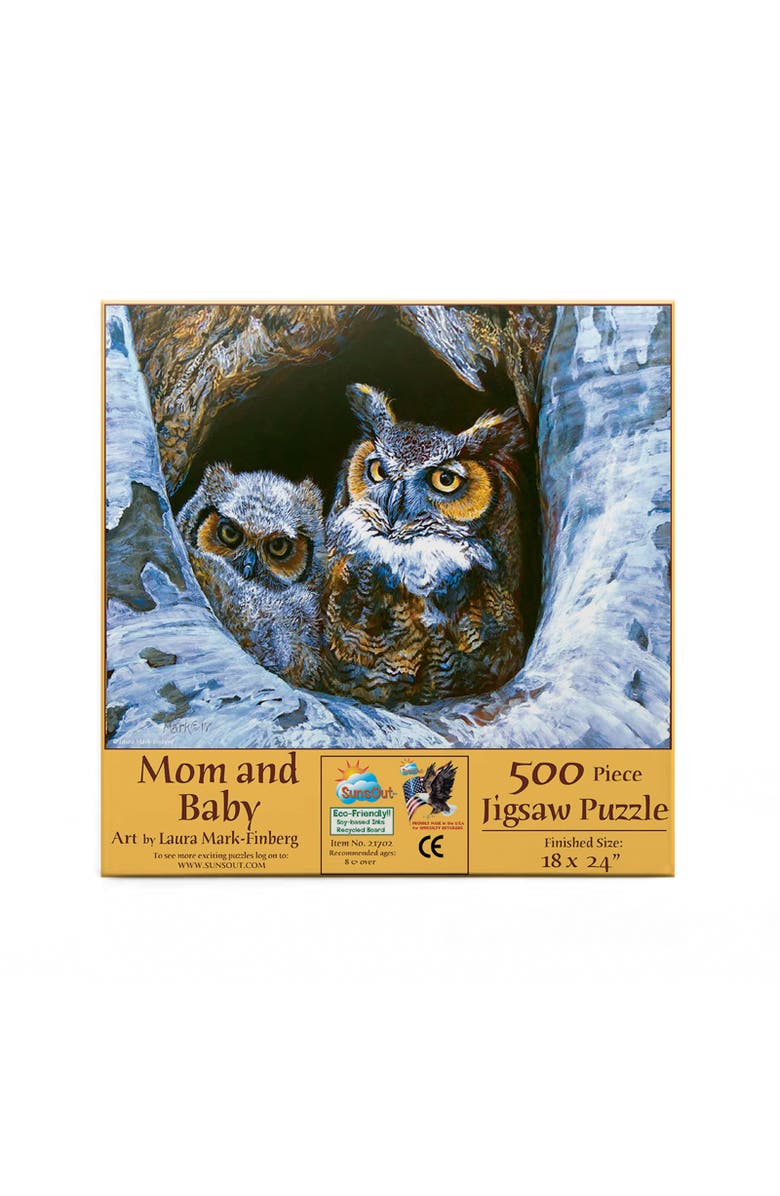 Sunsout Mom and Baby 500 piece Jigsaw Puzzle for Adults, Alternate, color, Multicolor