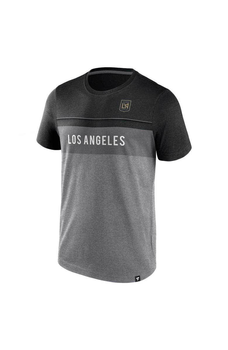 FANATICS Men's Fanatics Branded Black/Gray LAFC Striking Distance T-Shirt, Alternate, color, Gray