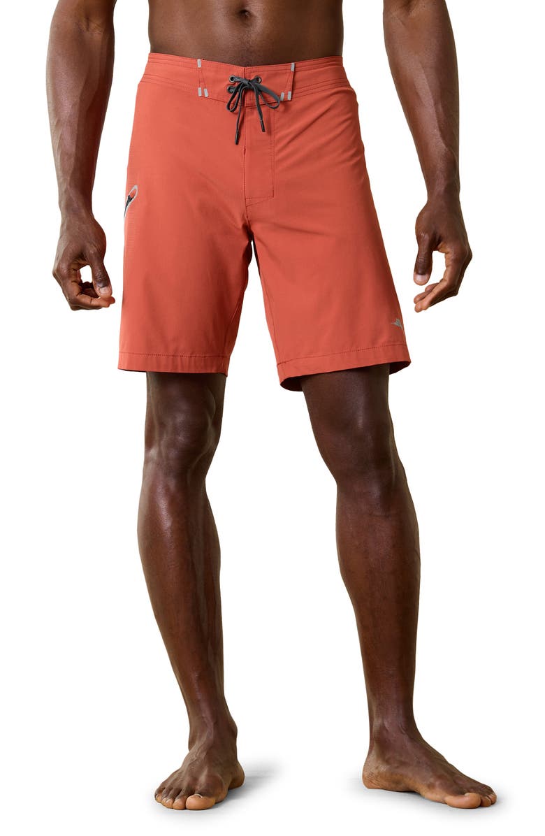 Tommy Bahama Molokai Board Shorts, Main, color, Baked Apple