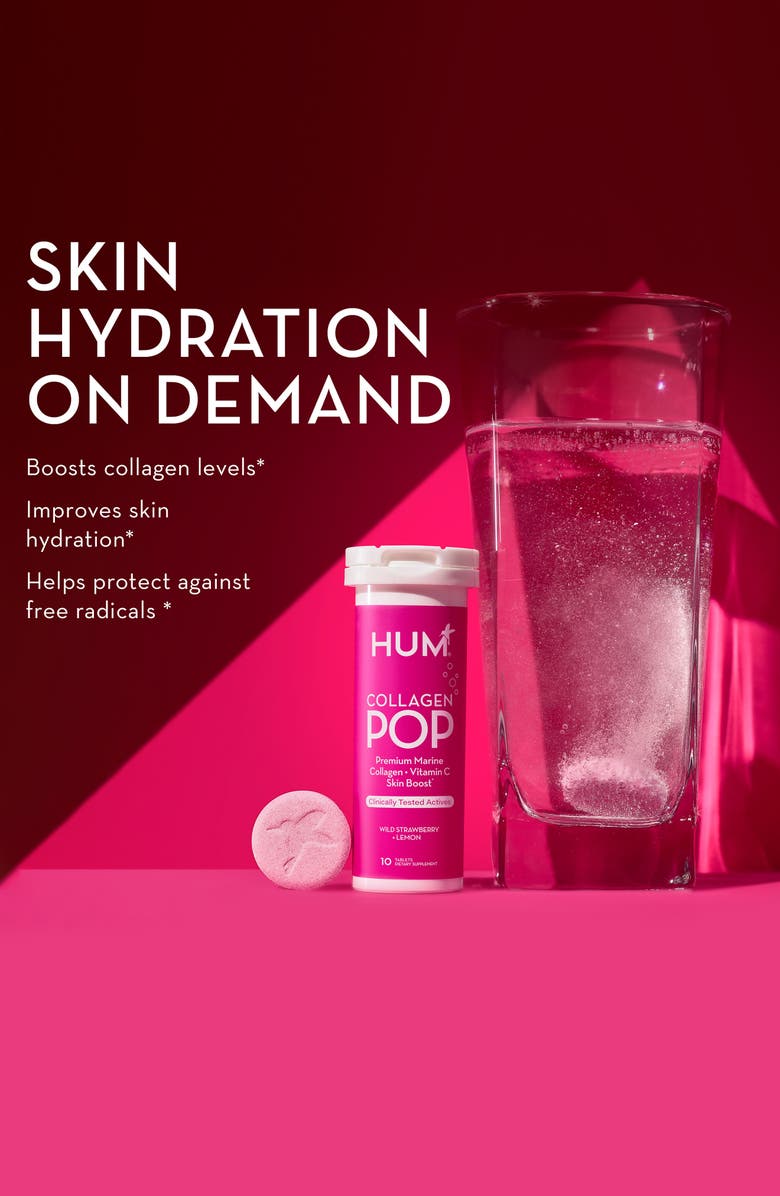 Hum Nutrition Collagen POP + Vitamin C 3-Pack Dissolvable Tablets, Alternate, color,