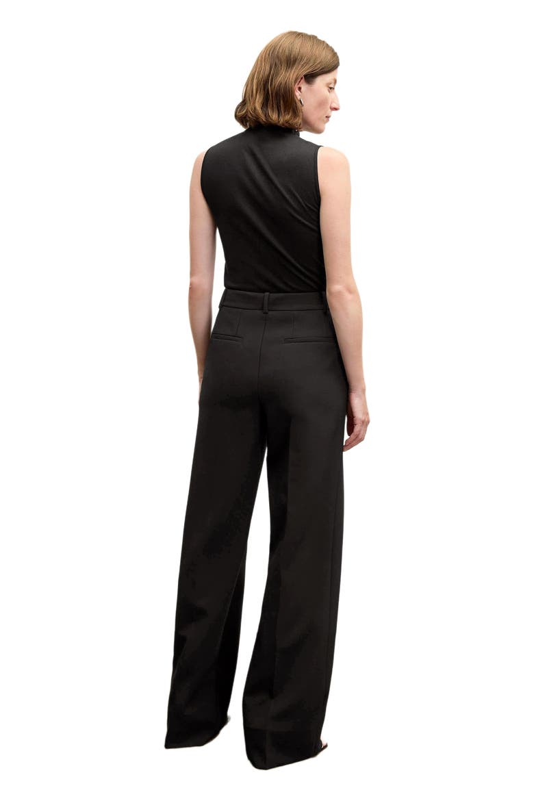 Tinsley Wide-Leg Trousers, Alternate, color, Black