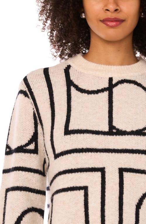 Halogen ® Geometric Sweater In Neutral