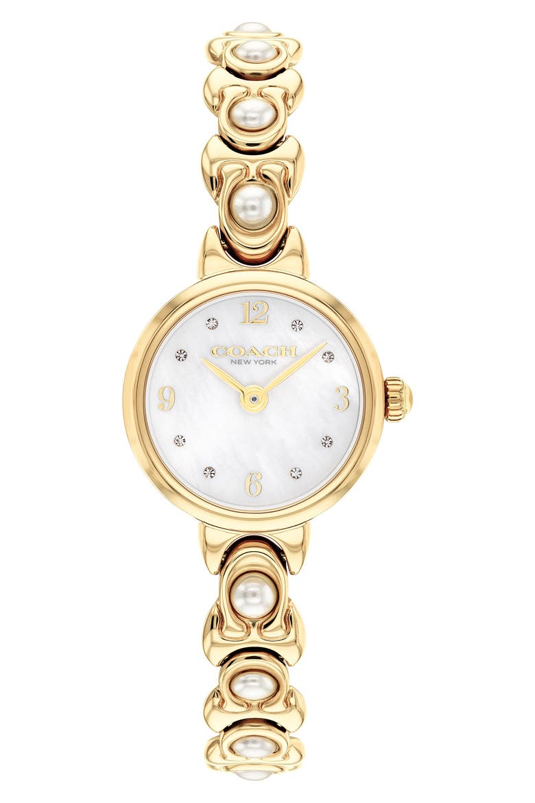 Iris Bangle Watch, 22.5mm, Main, color, GOLD