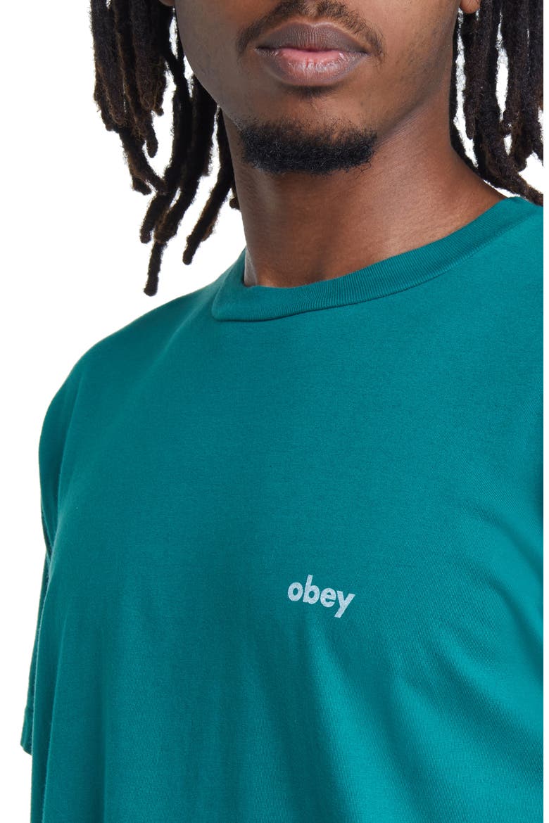 Building Organic Cotton Graphic T-Shirt, Alternate, color, ADVENTURE GREEN