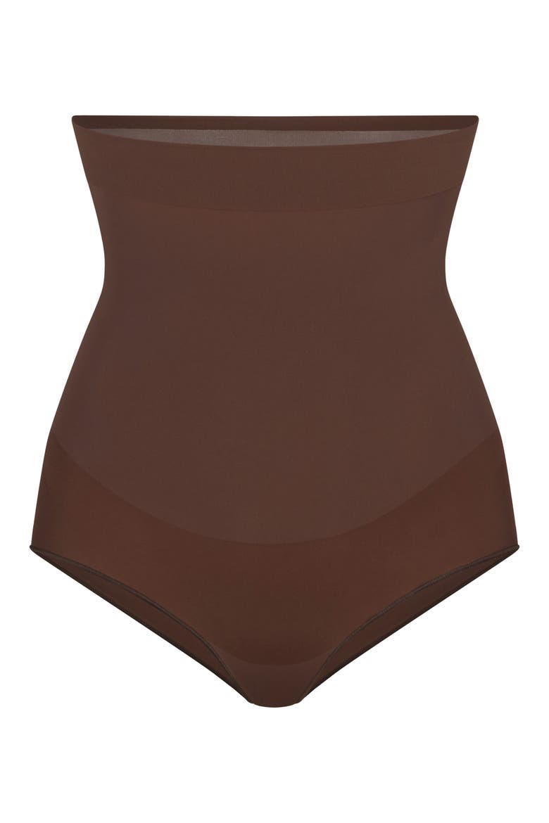 Everyday Sculpt High-Waisted Briefs, Alternate, color, COCOA