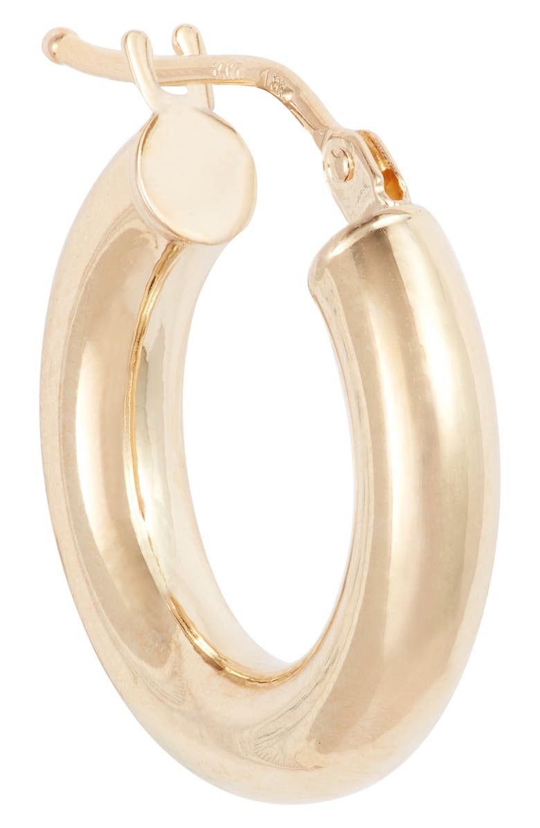 Bony Levy Essentials 14K Gold Smooth Hoop Earrings, Alternate, color, 14Ky
